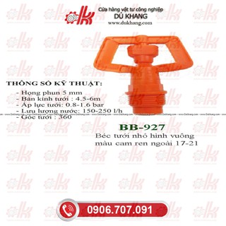 Béc tưới cây bb 927 rn 17 21