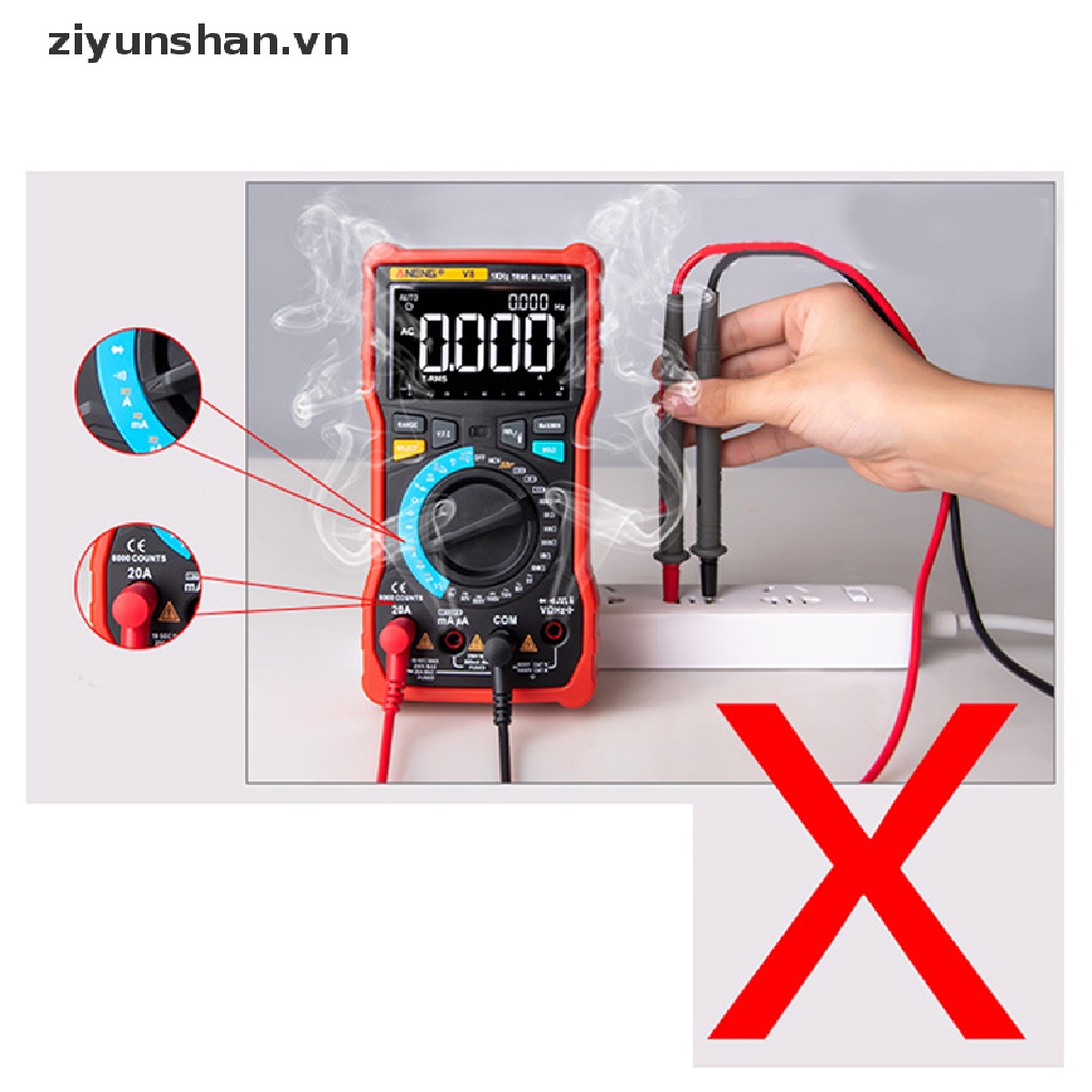 Vạn Năng Kế Thông Minh Kỹ Thuật Số ziyunshan ANENG 620A Đếm 6000