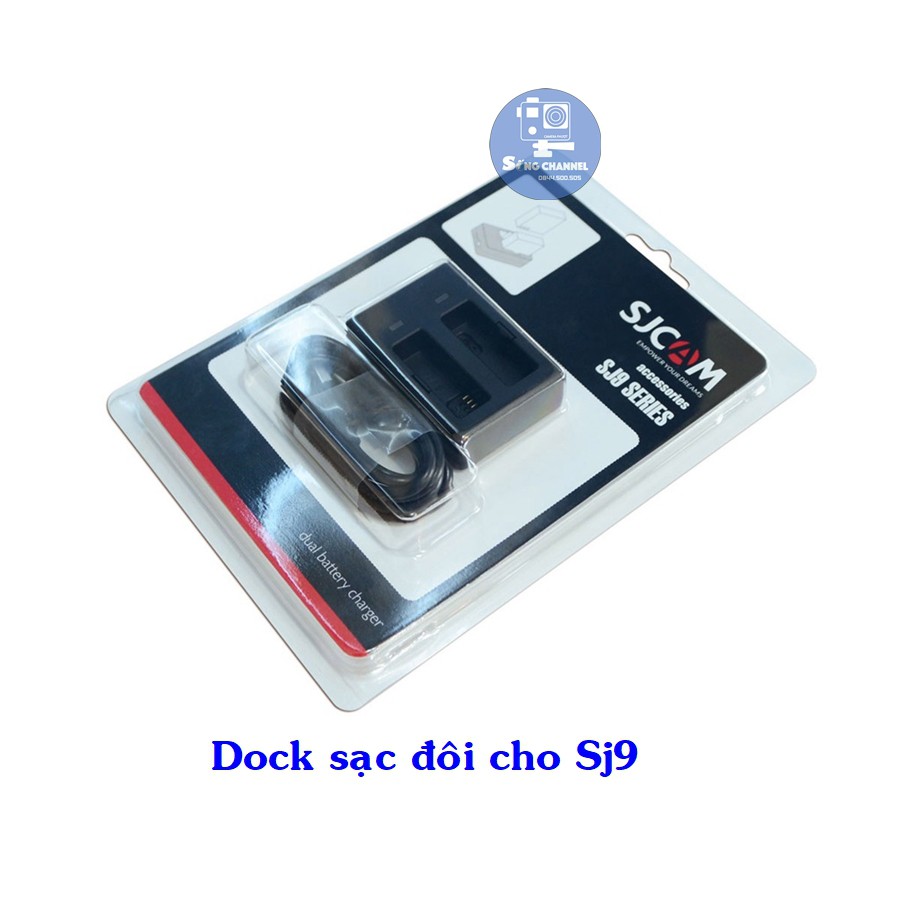 Pin- Dock Sạc Đôi Cho SJ9 Series (Sj9 Strike/Sj9 Max)