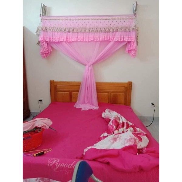 Màn khung xếp gọn trọn bộ Màn+khung tiện dụng