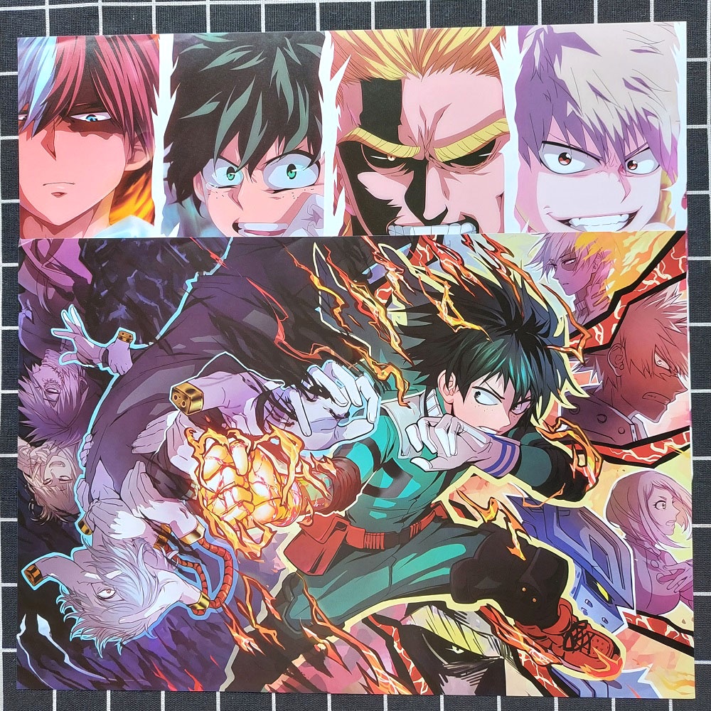 Poster Anime Boku no Hero Academia (8 Tờ)