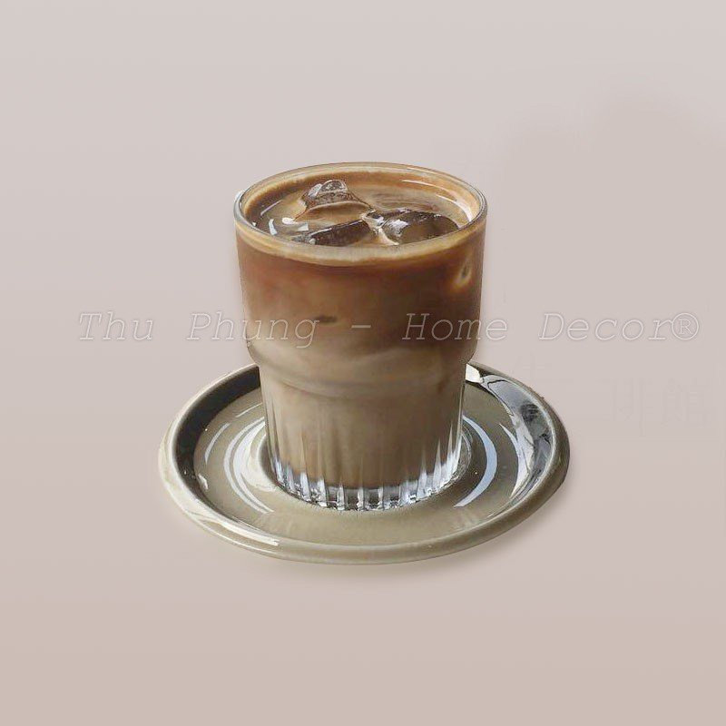 Ly Thủy Tinh Lucky 2 Tầng Khía Sọc Empilable 202ml | Nhập Khẩu Thái Lan