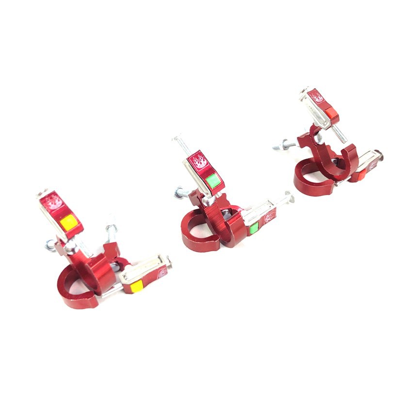 Cặp Móc treo đồ CNC trên xe máy kiểu bấm bật Greennetworks