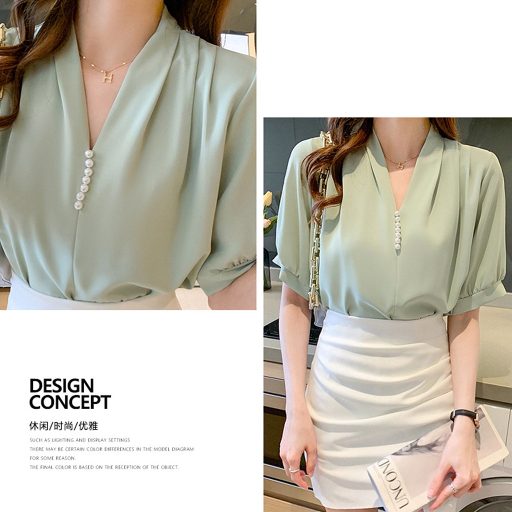 Áo Thun chiffon Tay Ngắn Dáng Rộng Có size Lớn Thời Trang Mùa Hè Dành Cho Nữ