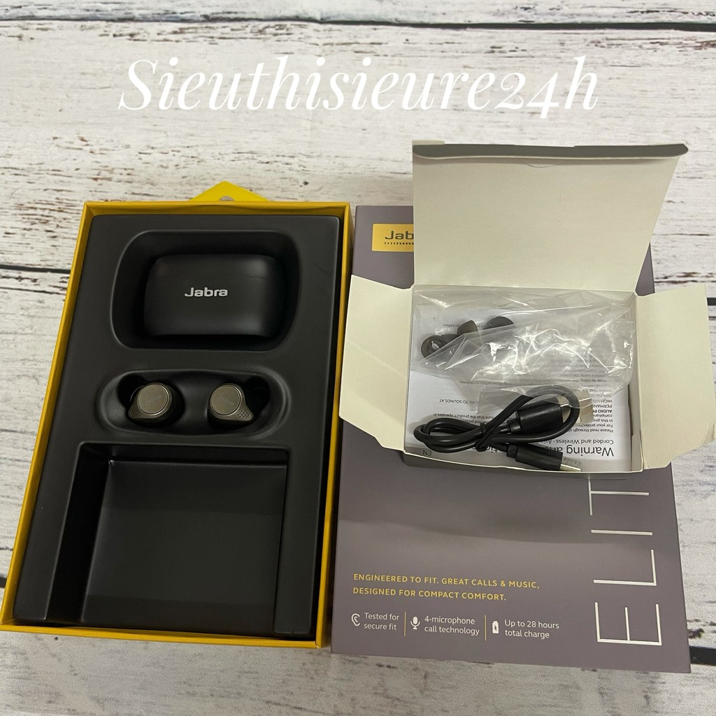 Tai Nghe Bluetooth 5.0 ❤️FREESHIP❤️ Tai Nghe Không Dây Jabra Elite 75T