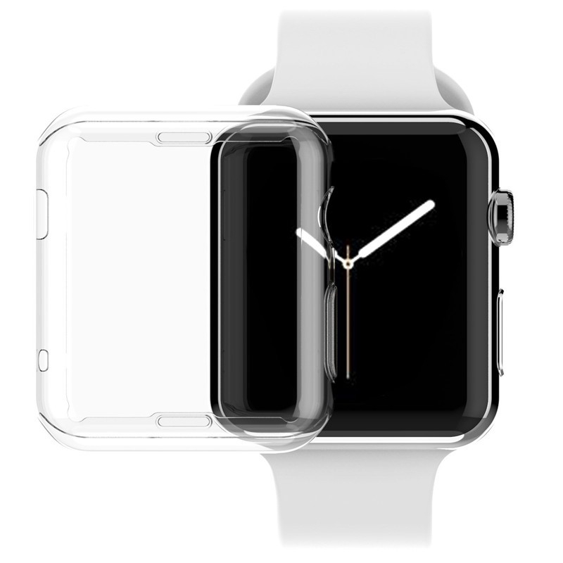 Ốp Tpu Mềm Siêu Mỏng Cho Đồng Hồ Thông Minh Apple Iwatch 44mm 42mm 40mm 38mm Series 4 3 2 1