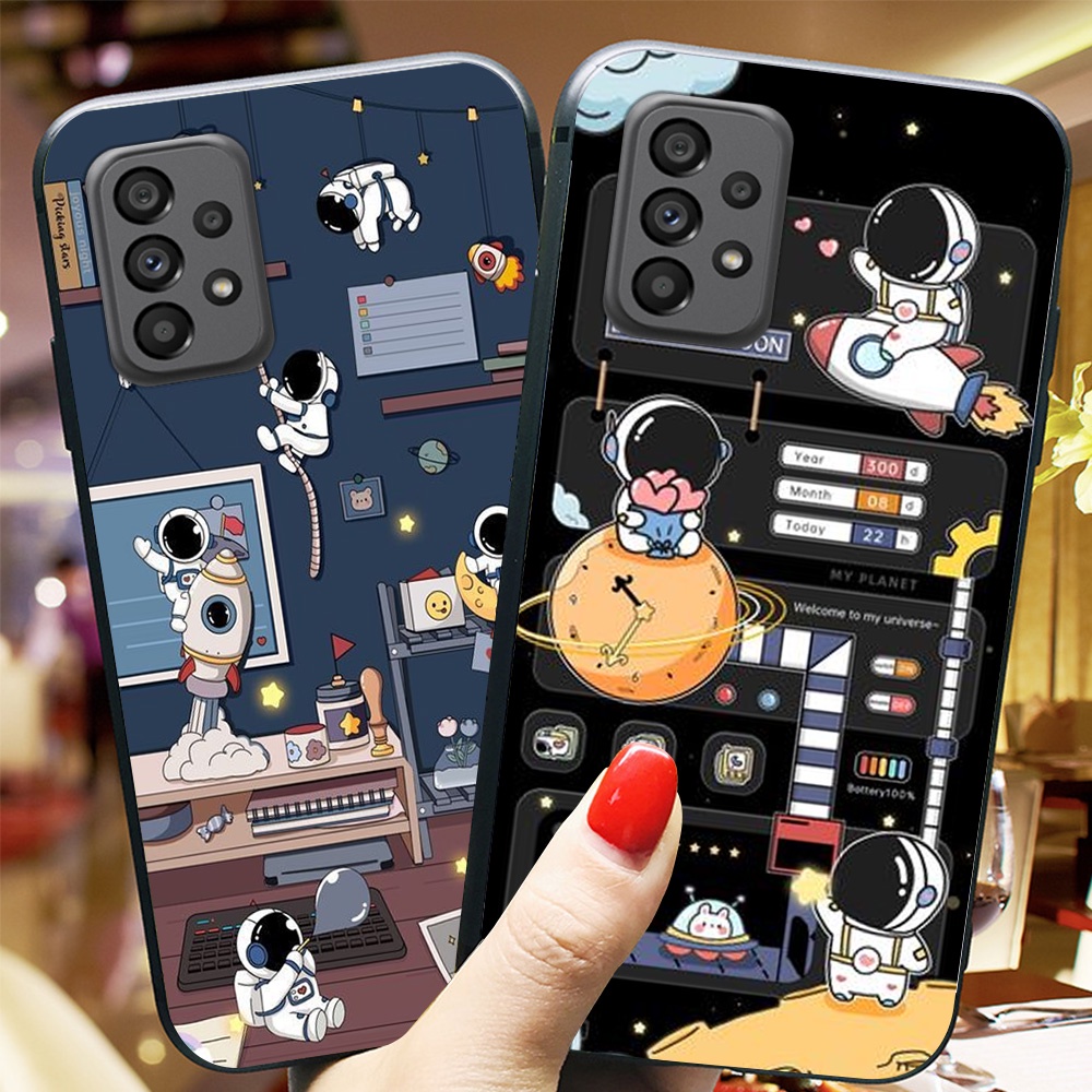 Ốp lưng điện thoại Samsung a33 5G / a53 5G / a73 5G / a13 4G / a23 4G bộ hình vũ trụ chi bi mới