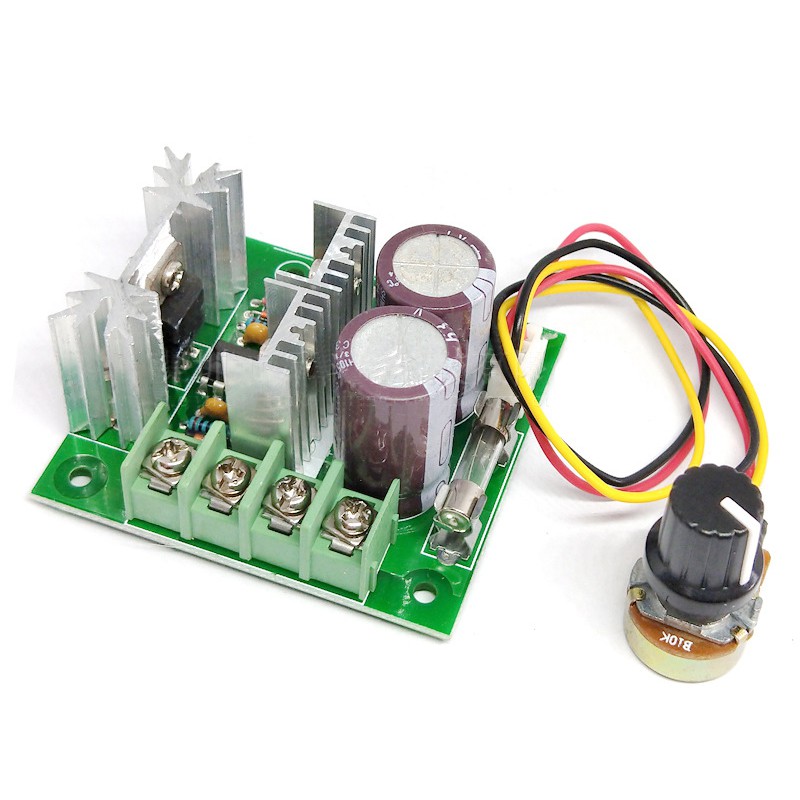 Bộ điều khiển tốc độ động cơ DC có thể điều chỉnh DC 12V-40V 400W 10A Potentiometer Bộ điều khiển động cơ PWM 13kHz 24V 36V CCMHC CCMHCW