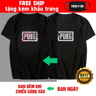 🔥HOT🔥 Áo thun PUBG phản quang đa sắc mẫu áo unisex game cực ngầu
