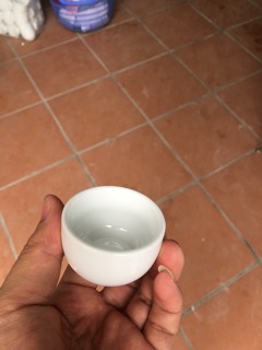 Set 20 Chén uống rịu men trắng Bát Tràng