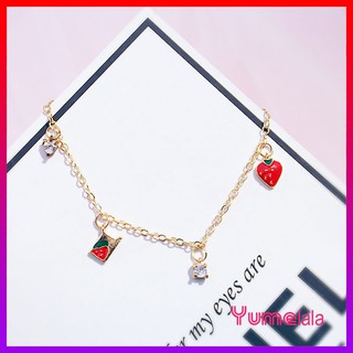 Vòng tay/Lắc chân Dâu tây ngọt ngào CAO CẤP style HÀN