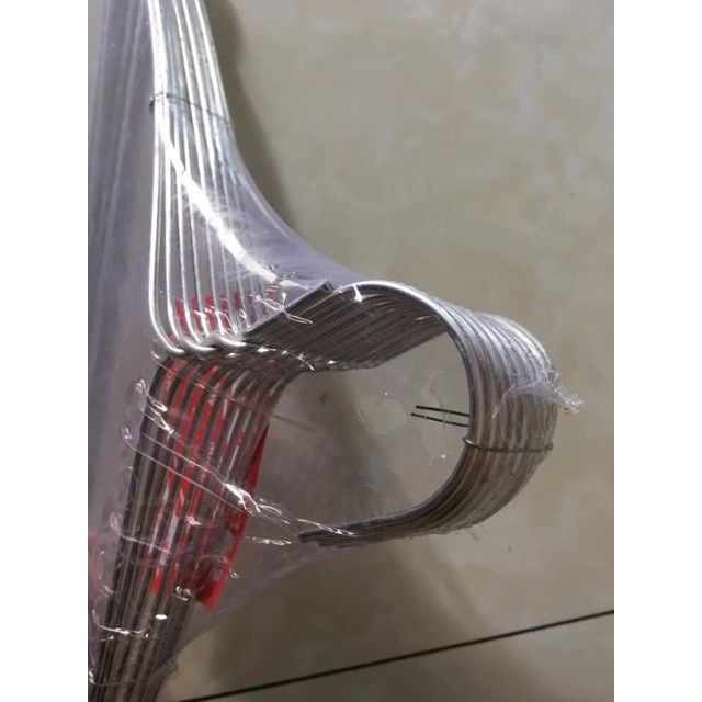 [ SALE TƯNG BỪNG]  Móc nhôm treo quần áo size 40cm vỉ 9 chiếc