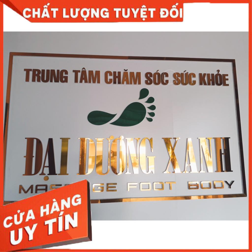 Chữ alu gương trang trí tường có cắt theo yêu cầu