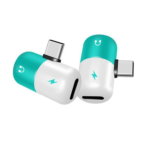 Bộ chuyển đổi sạc âm thanh kép Lightning Bộ chuyển đổi tai nghe cho tai nghe Bộ sạc USB cho Iphone Type-C