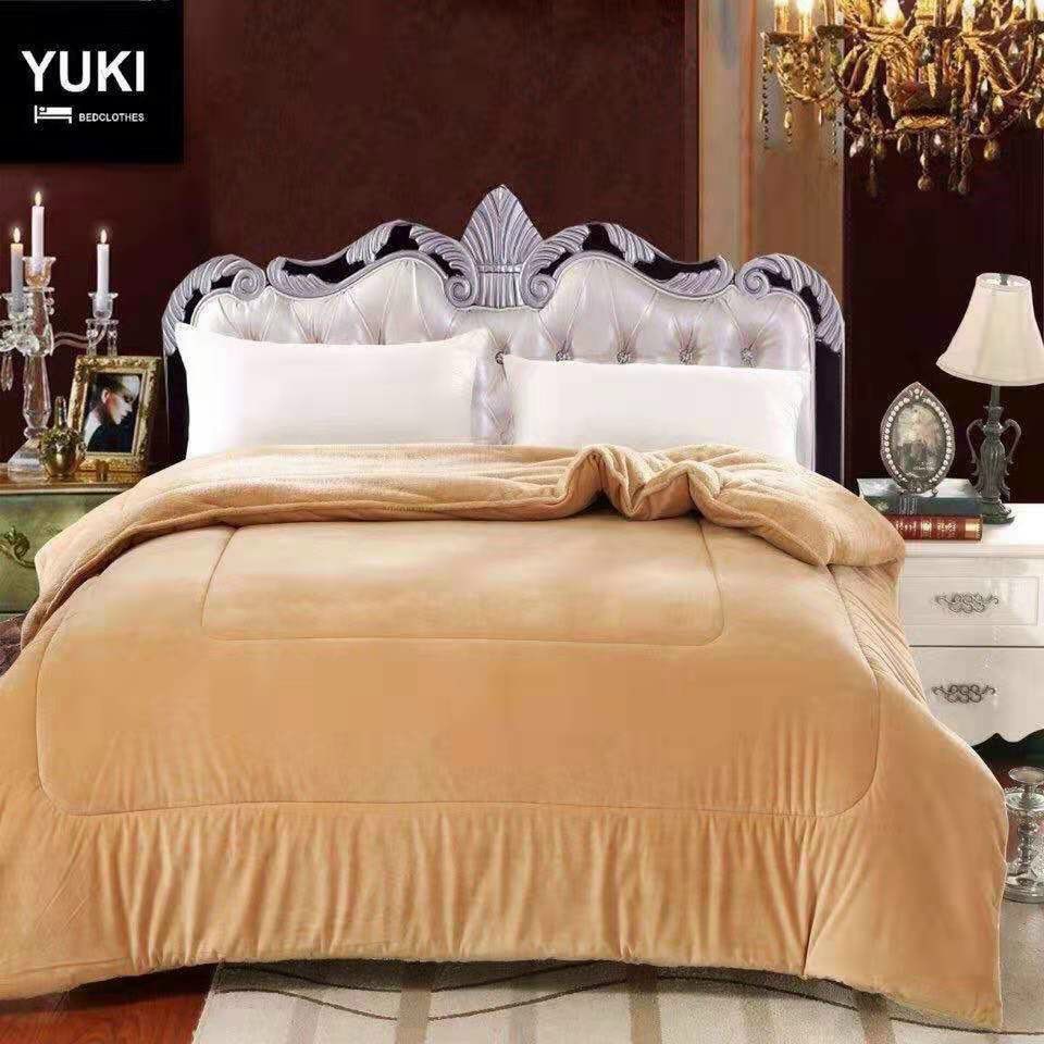 Chăn Lông Cừu Crown YUKI - Chăn Lông Cừu Dày Mùa Đông