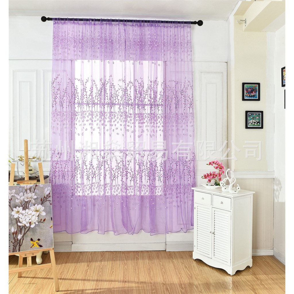 Rèm cửa vải mỏng trang trí nhà 100*200cm