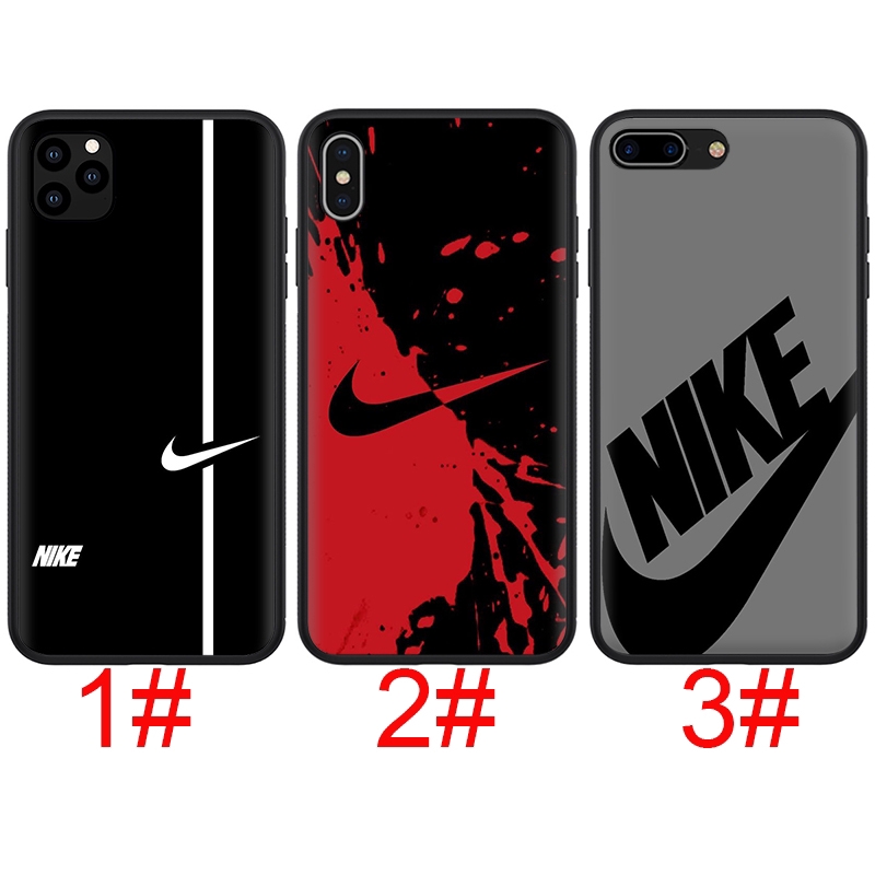 Ốp điện thoại silicon dẻo in logo Nike D123 cho iPhone 11 Pro XS Max XR X 8 7 6S 6 Plus 5S 5 SE 2020