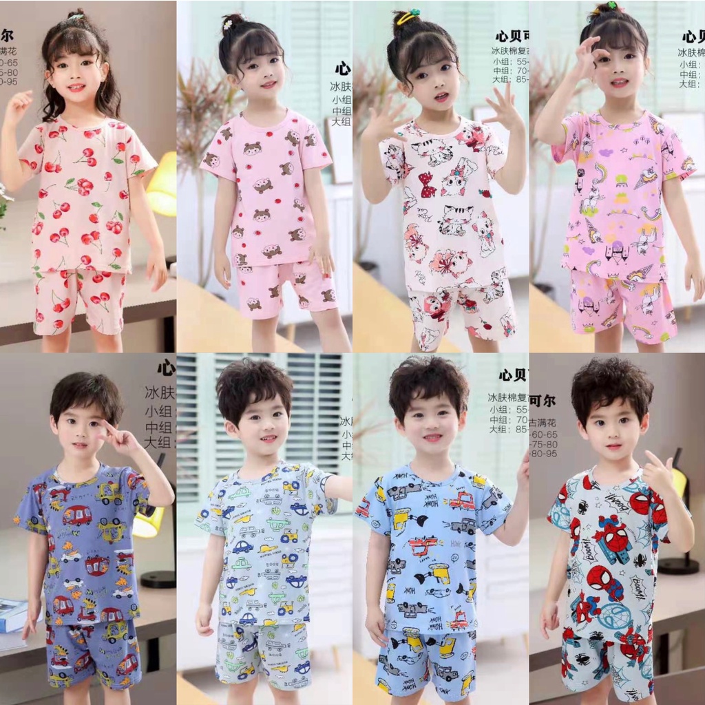 Bộ quần áo cho bé-M0039- Bộ cotton xất hàn cho bé trai bé gái.