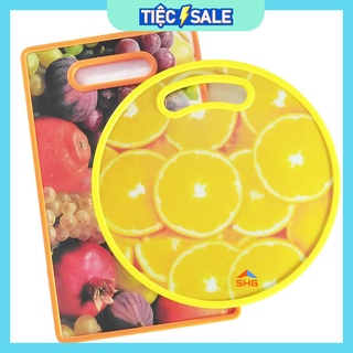 THỚT NHỰA CẮT HOA QUẢ CAO CẤP, HỌA TIẾT 3D SANG TRỌNG, DẠNG TRÒN VÀ CHỮ NHẬT