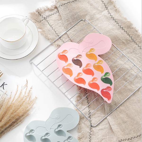 Khuôn làm thạch socola 10 viên hình hồng hạc