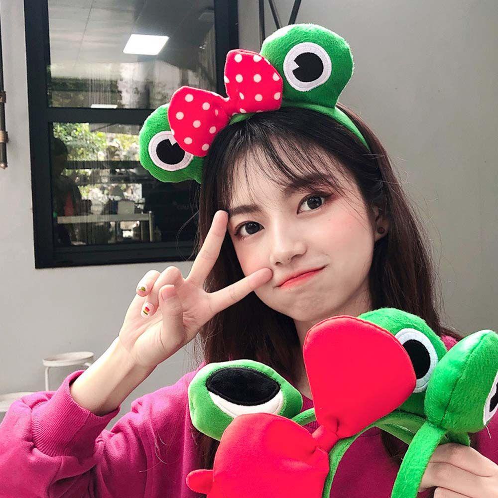 Băng Đô Lông Nhung Hình Chuột Minnie Mắt To Phong Cách Hàn Quốc Dùng Rửa Mặt Trang Điểm Cho Nữ