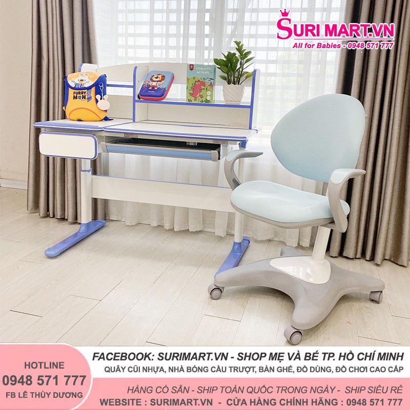 BỘ BÀN GHẾ HỌC THÔNG MINH CHỐNG GÙ, CHỐNG CẬN CHO BÉ HÀN QUỐC NEWBER G600 | BigBuy360 - bigbuy360.vn