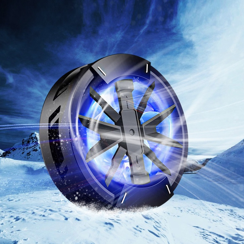 Quạt Tản Nhiệt Từ Tính Cổng USB Gắn Điện Thoại Chơi Game Xem Video