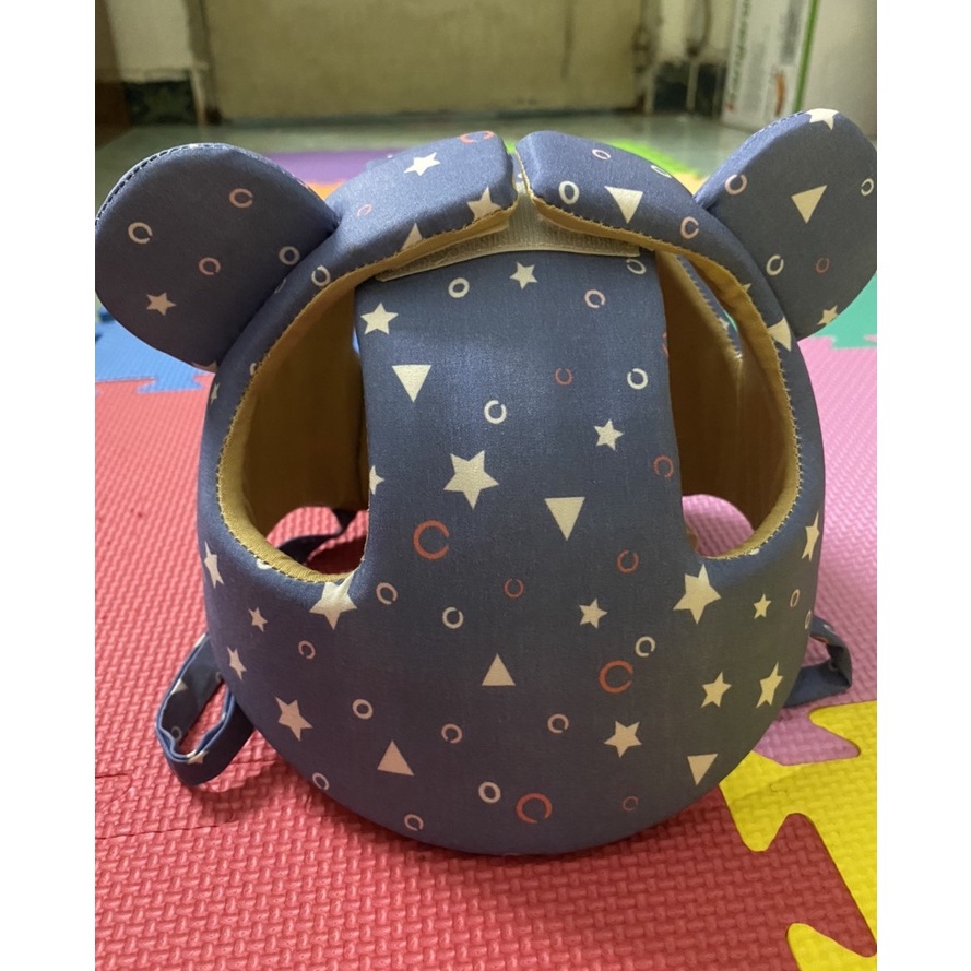 Nón bảo vệ đầu cho bé có tai thỏ - nón bảo hiểm cho bé tập đi, bò, ngồi xe máy- mẫu mới