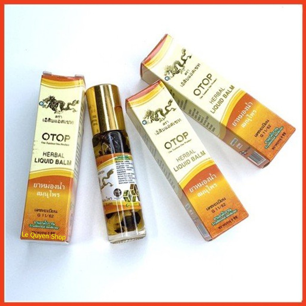 6 Chai dầu lăn 26 vị thảo dược thái lan