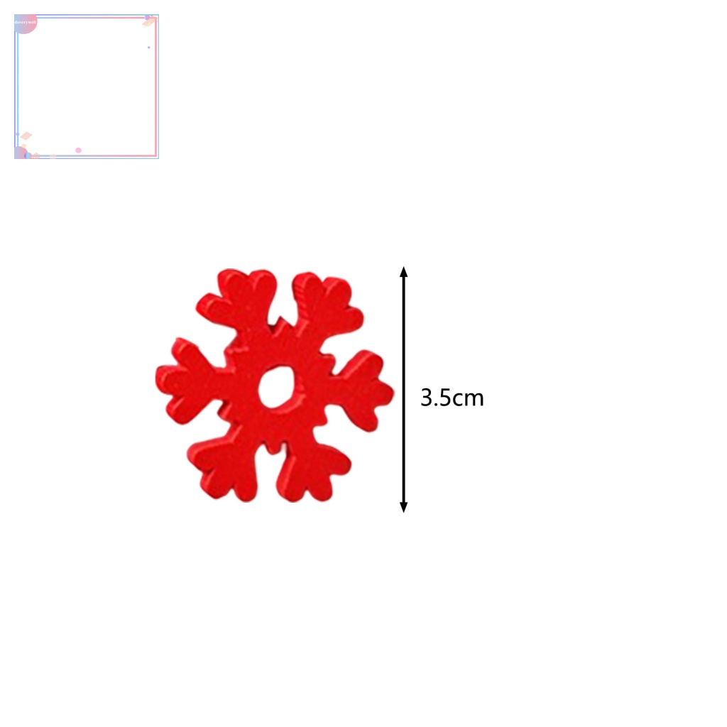 Set 50 Miếng Dán Hình Bông Tuyết Trang Trí Giáng Sinh