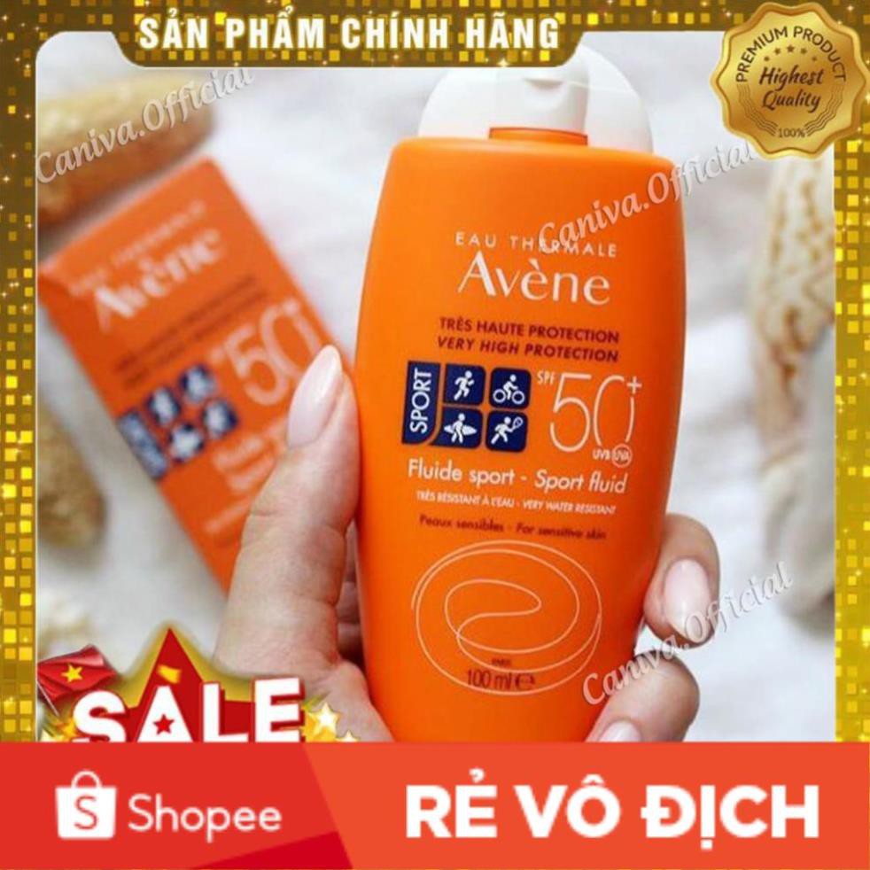 Kem Chống Nắng Avene Fluide Sport Spf 50+ Cho Da Nhạy Cảm 100ml