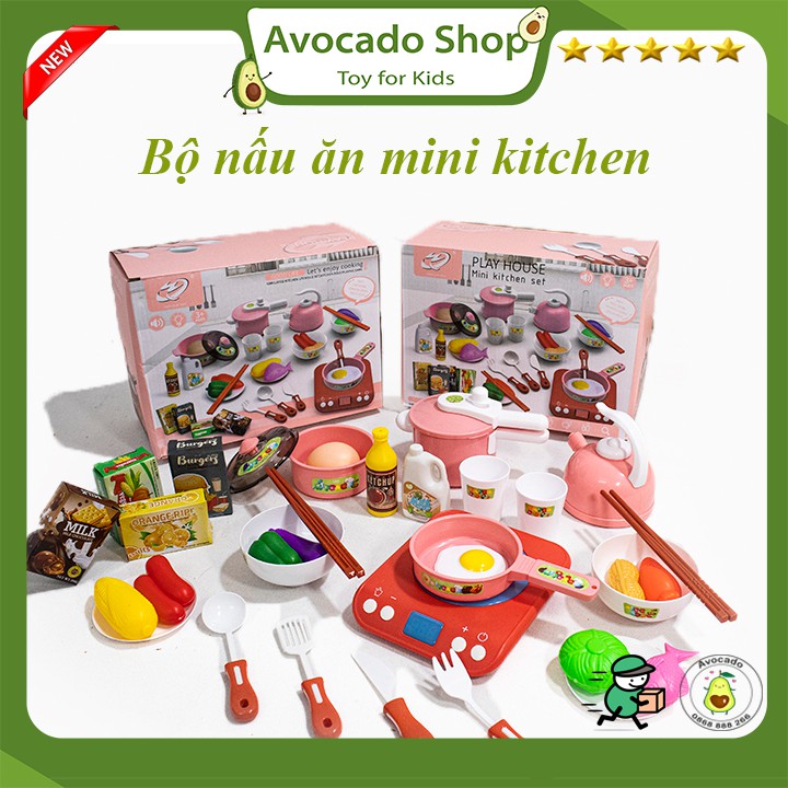 Bộ đồ chơi nấu ăn mini kitchen cho bé
