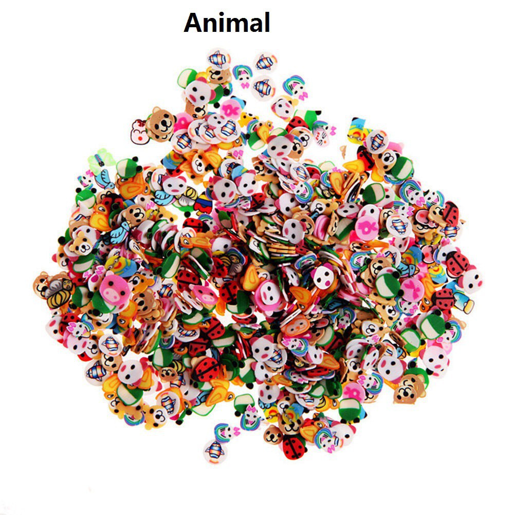 Bộ 10000 Miếng Dán Trang Trí Móng Tay Hình Trái Cây 3D Xinh Xắn