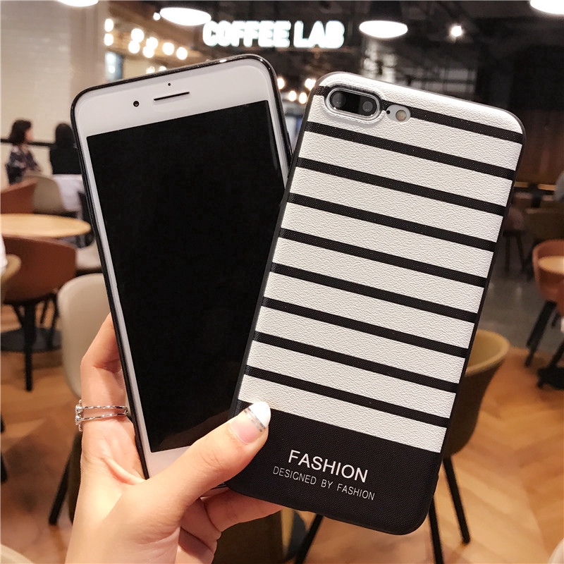 Ốp lưng điện thoại in hoạt hình Black White Stripe cho OPPO A91 A31 Realme 5 5S 5i C3 2 Pro XT C2 C1 A5 A9 2020 F11 Pro F9 A1K A7 A5S A3S F1S Reno Reno2 F F5 Youth A83 R17 Pro