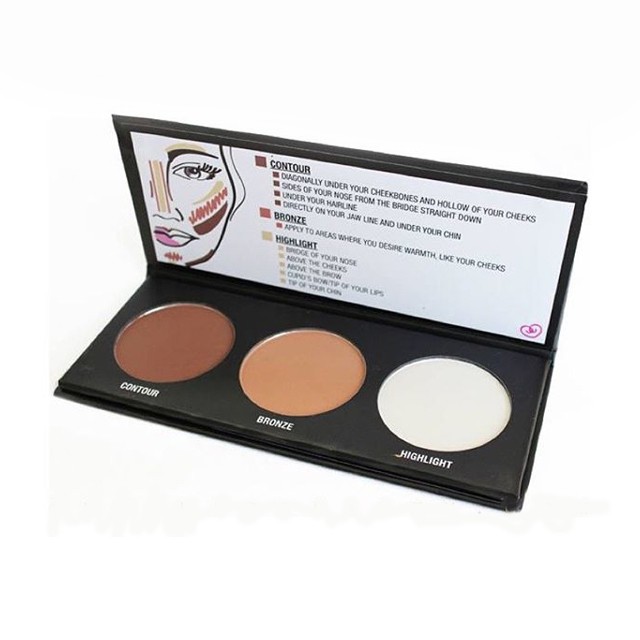 Bảng Phấn Tạo Khối Và Highlight City Color Contour Effects