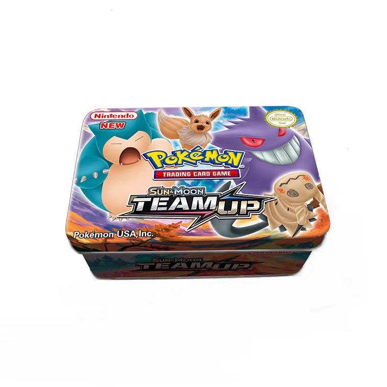 Ảnh thẻ  Pokemon thẻ bài pokemon loại đẹp hộp sắt có tặng kèm thẻ vip