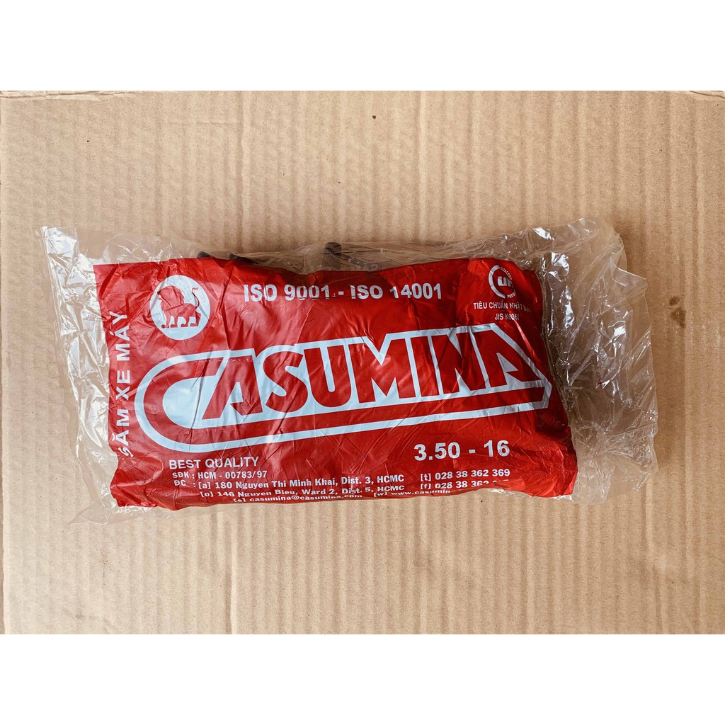 Săm ruột Casumina chỉ xanh 3.50-16