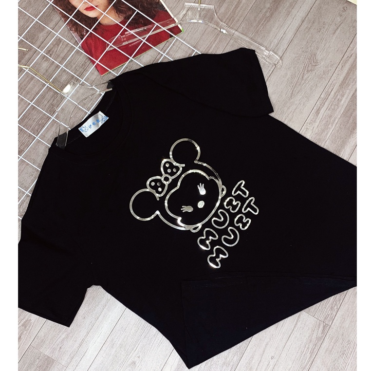 Áo thun Unisex tay lỡ Nam Nữ, Form rộng, áo phông nữ rộng Free size, cotton, dày dặn, in hinh hello kitty, không nhăn | BigBuy360 - bigbuy360.vn