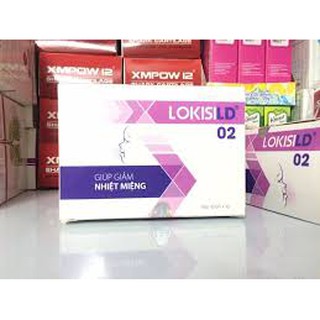 Giảm Nhiệt Miệng, Nhiệt Lưỡi, Mẩn Ngứa, Mề Đay Lokisild 02 Hộp 30 Gói