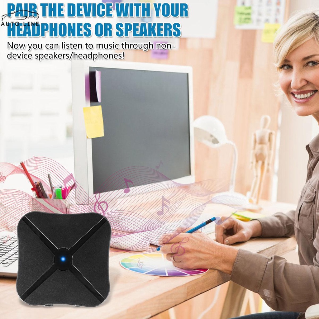 Thiết Bị Truyền Nhận Tín Hiệu Âm Thanh Bluetooth 4.2 AUX RCA Cho TV MP3 PC SHOPCYC7766