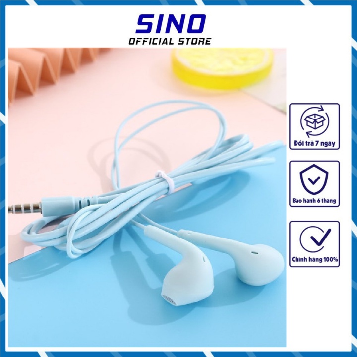 Tai nghe có dây nhét tai rẻ U19 siêu cute jack 3.5 chống đứt tích hợp micro chất lượng cao dành cho điện thoại FLASHBACK