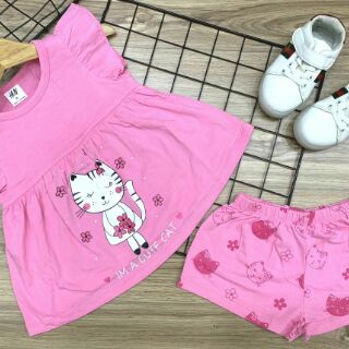 Combo 4b đồ ngắn cho bé gái chỉ 150K