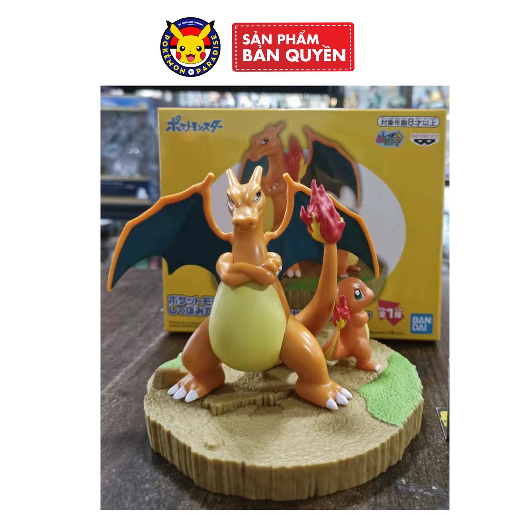 Đồ chơi mô hình Lizardon &amp; Hitokage | BANPRESTO - POKEMON FIGURE～CHARMANDER&amp;CHARIZARD～