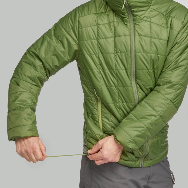 Áo khoác đệm bông có mũ leo núi Decathlon FORCLAZ trekking 100 cho nam big size 2XL