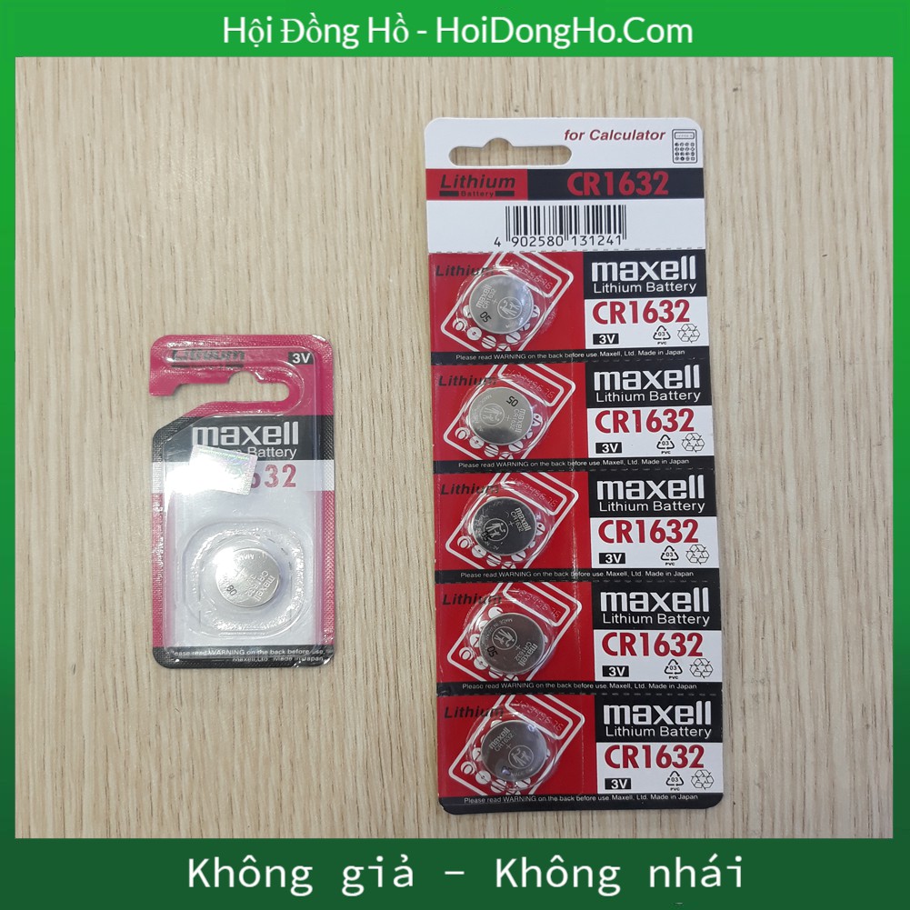 Pin CR1632 - Pin Maxell CR1632 (Lithium 3V) Chính Hãng Giá Tốt Nhất