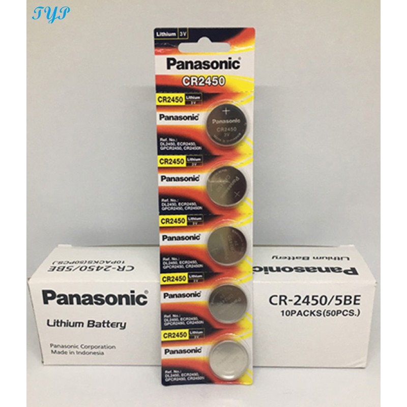 Pin CR2450 Panasonic Lithium 3V - Pin CR2450 Camelion