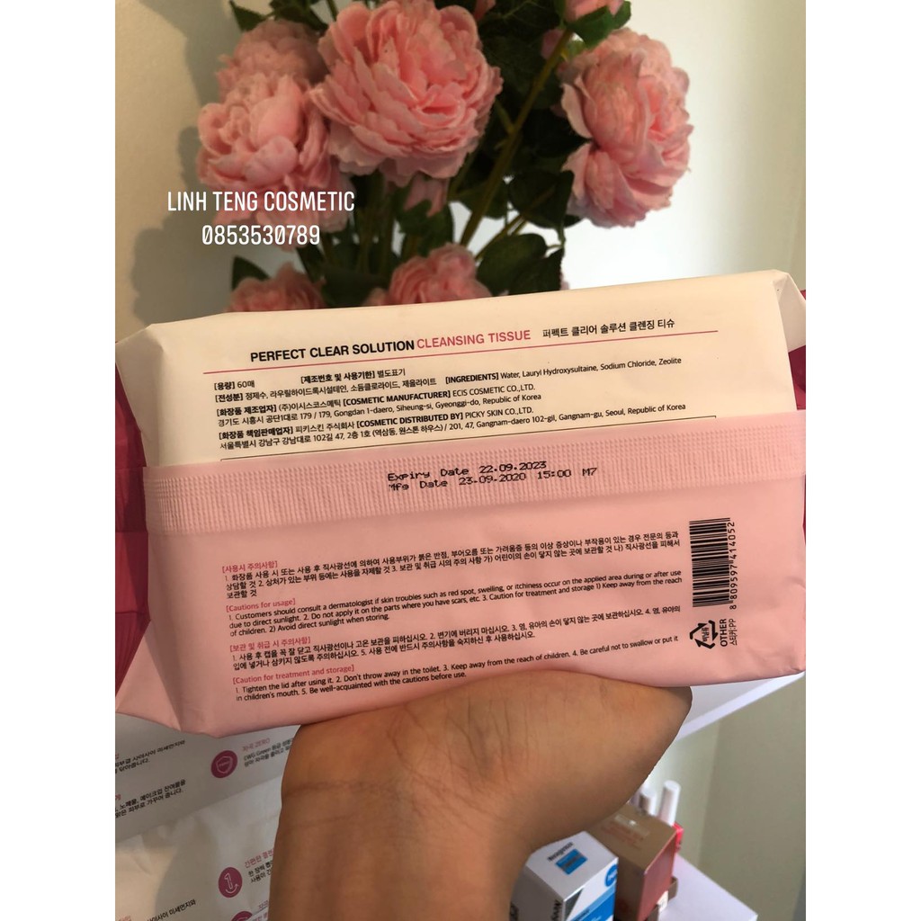 [Auth] SALE Khăn tẩy trang Perfect Cleansing Pad Hàn Quốc | BigBuy360 - bigbuy360.vn