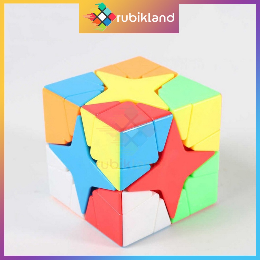 Rubik Biến Thể MFJS MeiLong Polaris Cube Stickerless Rubic Đồ Chơi Trí Tuệ Trẻ Em