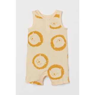 Body đùi sát nách cotton 2 cúc cài cổ H&M chính hãng size 6/9m đến 3/4y từ 7kg đến 19kg
