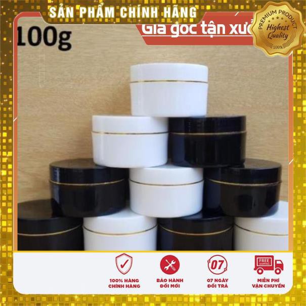 Hủ Đựng Kem ❤ TRÙM SỈ ❤ Hũ đựng kem body 100g , Hũ chiết mỹ phẩm , phụ kiện du lịch